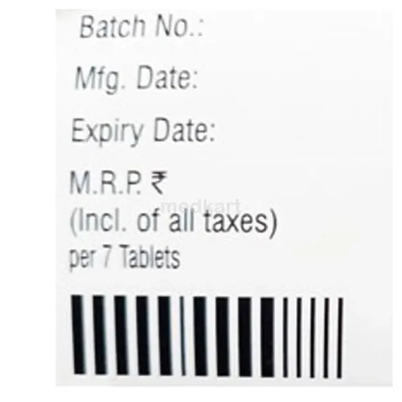 istamet d ir 5/50/500mg tablet 7's